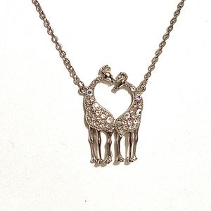 Kissing Giraffe Necklace